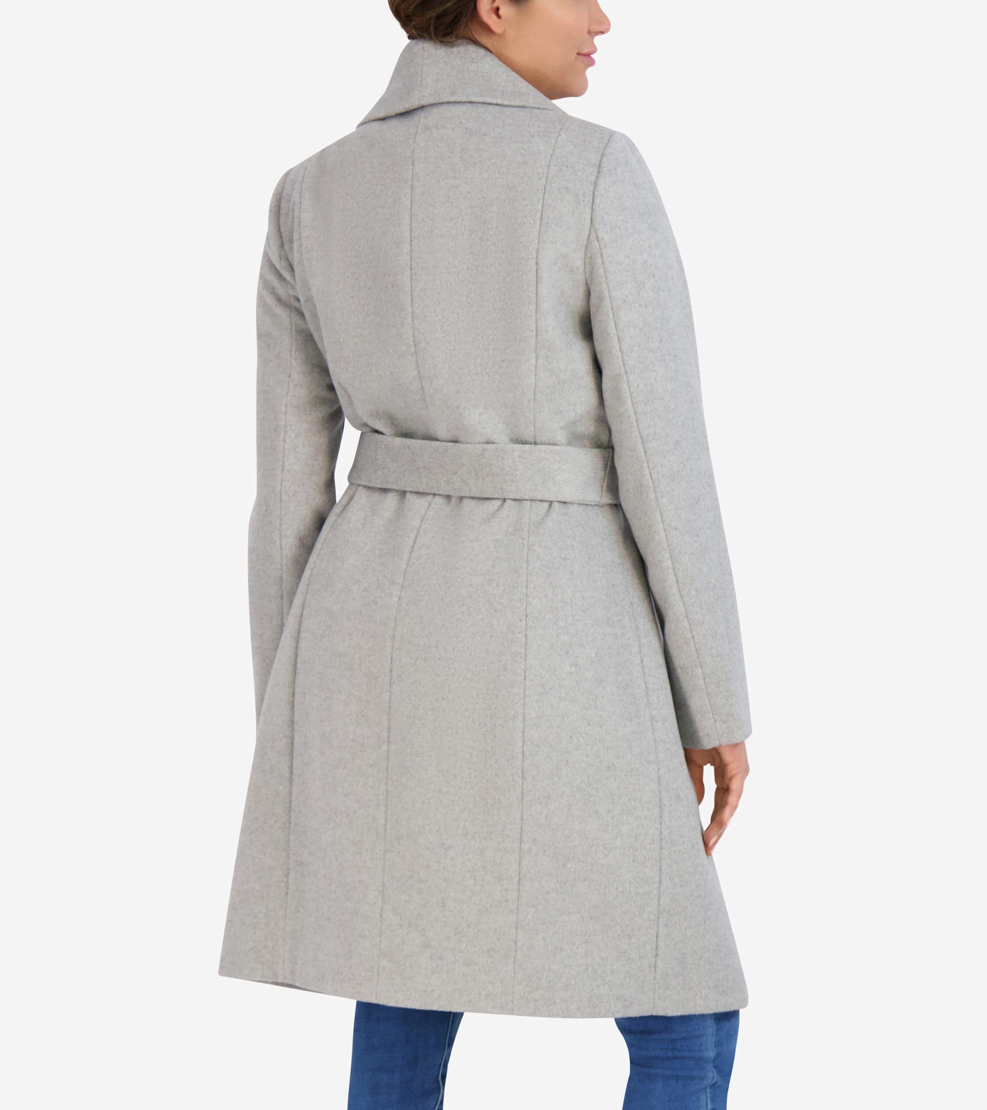Cole haan wrap coat shop